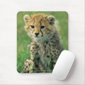 Tapis De Souris Bébé guépard flou (Avec souris)
