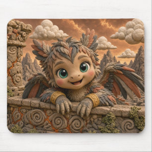 Tapis De Souris Bébé Harpie Mignon, Mythique