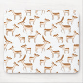 Tapis De Souris Bébé mignon cerf et famille (Devant)