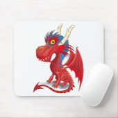 Tapis De Souris Bébé mignon Dragon (Avec souris)