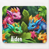 Tapis De Souris Bébé mignon Dragons (Devant)
