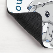 Tapis De Souris Bébé mignon éléphant garçon (Coin)