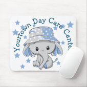 Tapis De Souris Bébé mignon éléphant garçon (Avec souris)