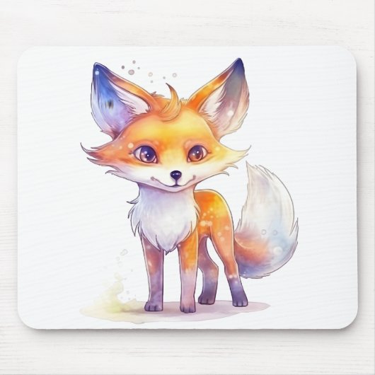 Tapis De Souris Bébé mignon Fox Mousepad (Devant)