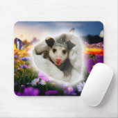 Tapis De Souris Bébé opossum sarigue (Avec souris)