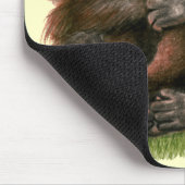 Tapis De Souris Bébé orang-outan et papillon (Coin)