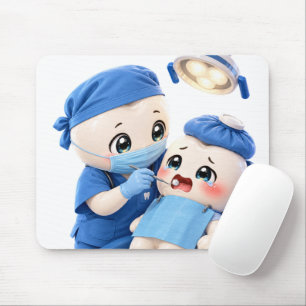 Tapis de Souris Bébé Patient Dentiste Mignon