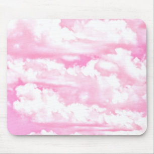 Tapis De Souris Bébé Rose Joyeux Nuages Décor