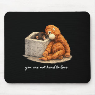 Tapis De Souris Bébé singe mignon adorable poing hommes femmes enf