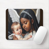 Tapis De Souris bébés anges (Avec souris)