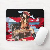 Tapis De Souris Bébés chauds de piqué dans le bikini (Avec souris)