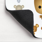 Tapis De Souris Bébés Ours Cartoon mignonne Mousepad (Coin)