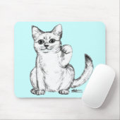 Tapis De Souris Becking Kitty Chat Maneki Neko (Avec souris)