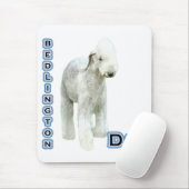 Tapis De Souris Bedlington Terrier Papa 4 (Avec souris)
