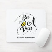 Tapis De Souris Bee A Voice Childhood Cancer Awareness (Avec souris)