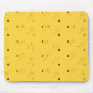 Tapis De Souris Bee Honeycomb Pattern