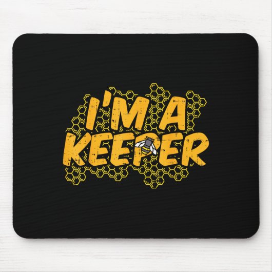 Tapis De Souris Bee-keeper Funny Beekeeng Pun Humor Honey Aarist G (Devant)