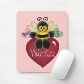 Tapis De Souris Bee My Valentine Mousepad (Avec souris)