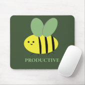 Tapis De Souris Bee Productive, Green (Avec souris)