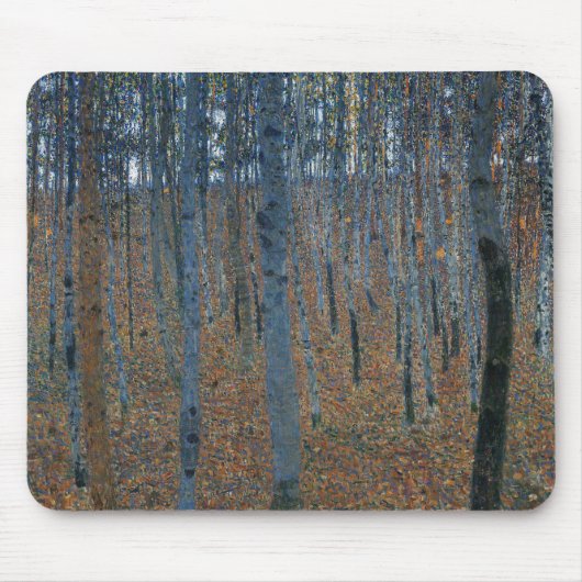 Tapis De Souris Beech Grove I par Gustav Klimt Peinture (Devant)