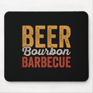Tapis De Souris Beer bbq shirt for backyard barbecue grilling