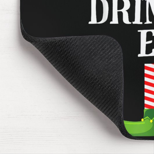 Tapis De Souris Beer Drinking Elf Matching Family Group Christmas (Coin)