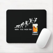 Tapis De Souris Beervolution Semaine de l'évolution de la bière Ve (Avec souris)