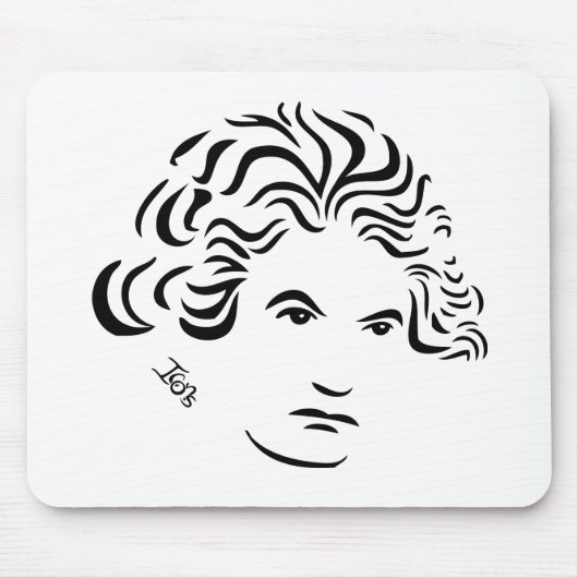 Tapis De Souris Beethoven Mousepad (Devant)