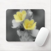 Tapis De Souris Beetle sur Mullein Fleur Noir Blanc Mousepad (Avec souris)