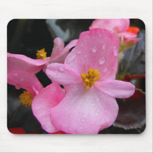 Tapis De Souris Bégonia, fleurs海 棠