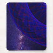 Tapis de souris Beignets Bleus Dans l'Espace (Devant)