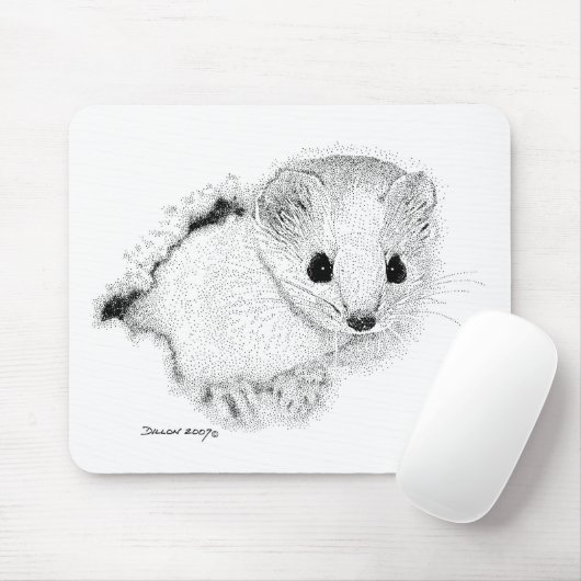 Tapis De Souris Belette (Avec souris)