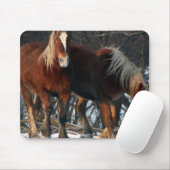 Tapis de souris belge de chevaux de trait (Avec souris)