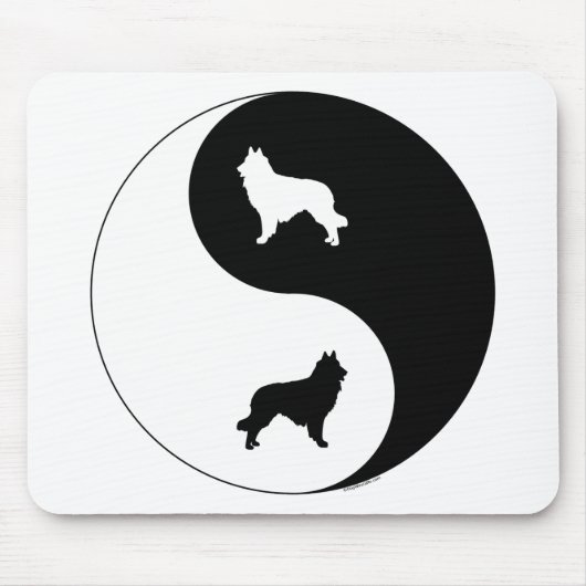 Tapis De Souris Belge Tervuren Yin Yang (Devant)