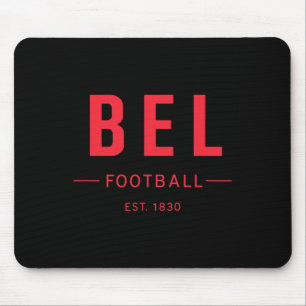Tapis De Souris Belgique Footll Établ. 1830 Heritage Foot Fan Tee