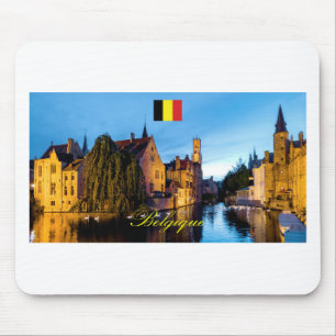 Tapis De Souris Belgique Medieval Bruges