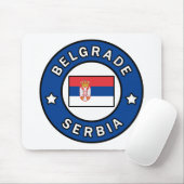 Tapis De Souris Belgrade Serbie (Avec souris)