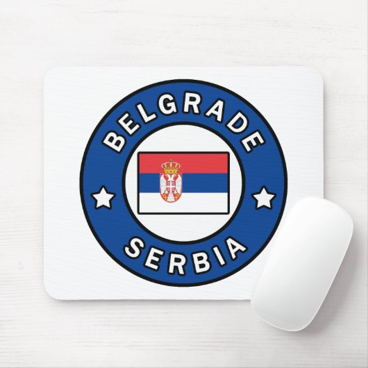 Tapis De Souris Belgrade Serbie (Avec souris)