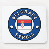 Tapis De Souris Belgrade Serbie (Devant)