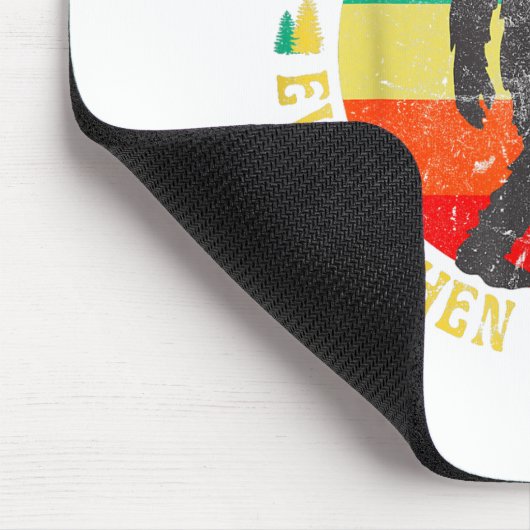 Tapis De Souris Believe In Yourself Sasquatch Funny Motivational B (Coin)