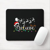 Tapis De Souris Believe Santa Claus Believe Christmas Matching Paj (Avec souris)