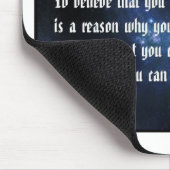 Tapis De Souris Believe that you can (Coin)