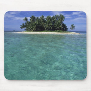 Tapis De Souris Belize, récif barrière, île ou cay non nommé.
