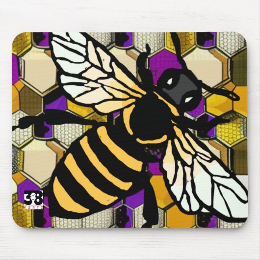 Tapis De Souris Belle abeille (Devant)