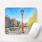 Tapis De Souris Belle Amsterdam, Pays-Bas (Avec souris)