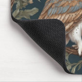 Tapis De Souris Belle Barne Owl William Morris Inspiré (Coin)