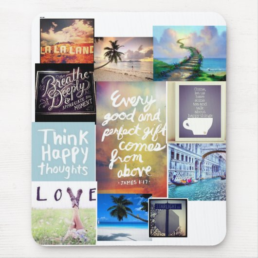 Tapis De Souris Belle carte de souris Inspirationnelle (Devant)