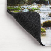 Tapis De Souris Belle cascade en forêt, automne (Coin)
