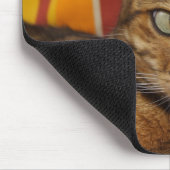 Tapis De Souris Belle Chat Bengale (Coin)