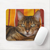 Tapis De Souris Belle Chat Bengale (Avec souris)